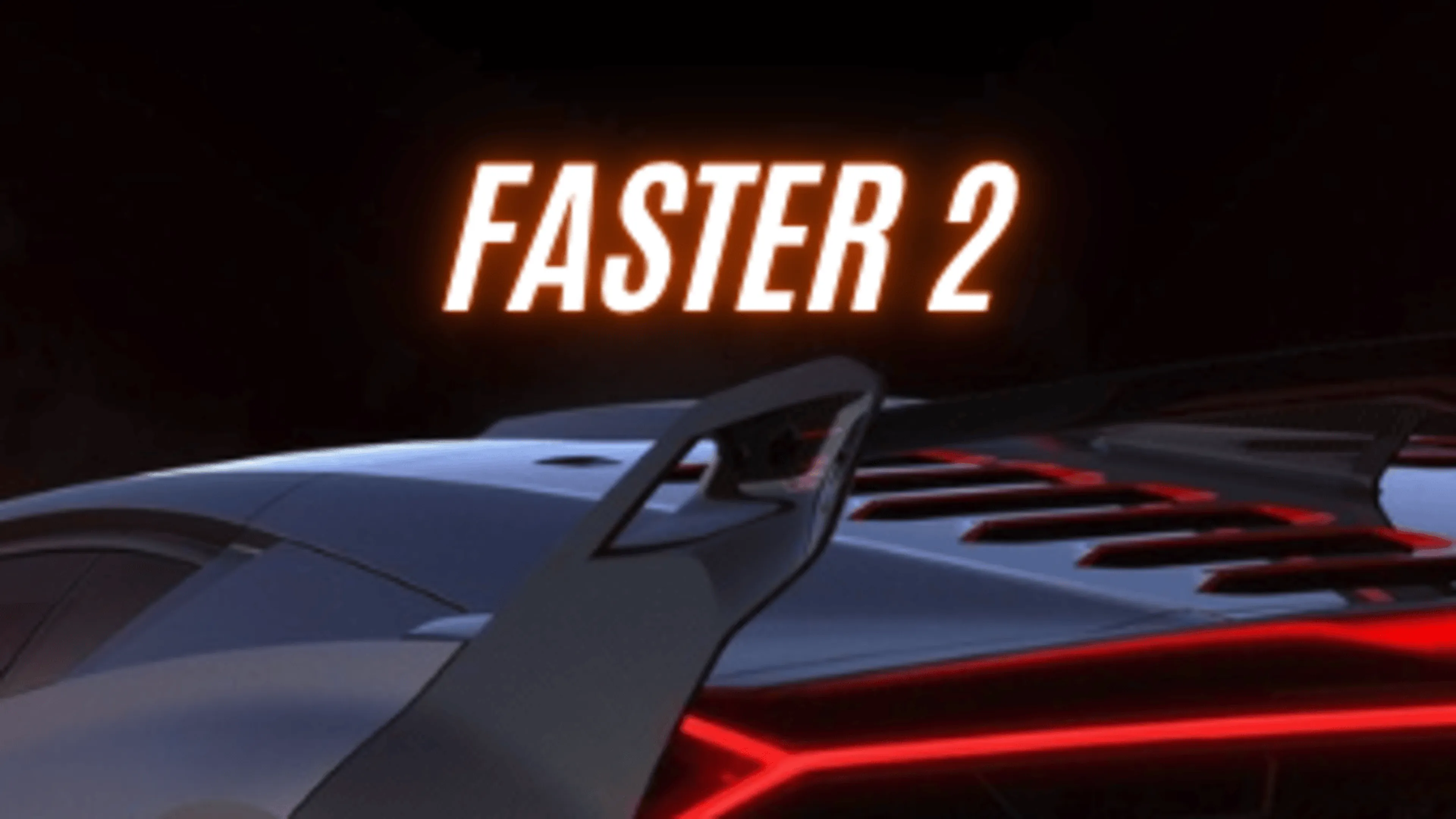Faster 2 poster